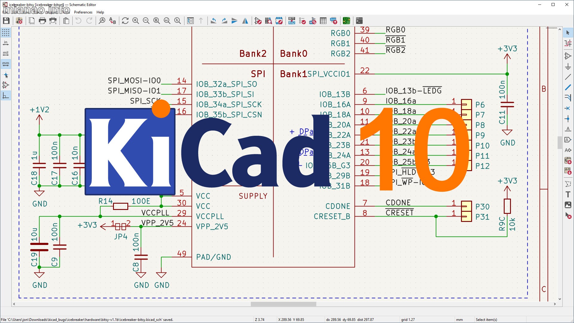 KiCad 10.0.0 发布了